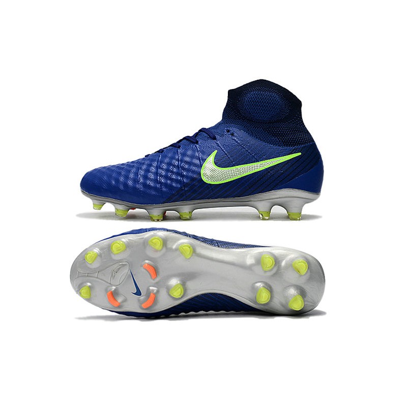 Nike Magista Obra Elite DF FG Men Modrý Zelená